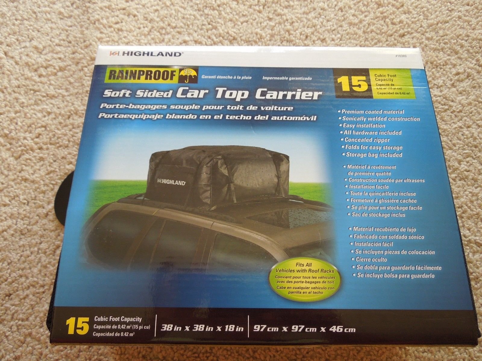 ็Highland - กระเป๋าใส่สัมภาระ บนหลังคารถ Roof-Top Bags (15 Cu.ft)
