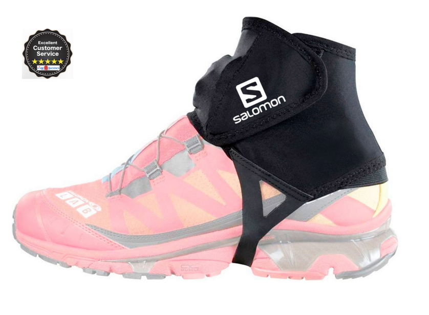 Salomon - trail gaiters low (ชุดรัดข้อเท้า กันพลิก) สีดำล้วน thumbnail 7